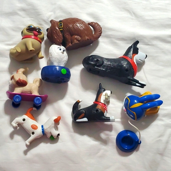 : 10 pc lot The Secret Life of Pets Burger King and McDonald’s toys - Picture 2 of 16